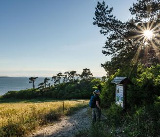 Wanderer im Loddiner Höft