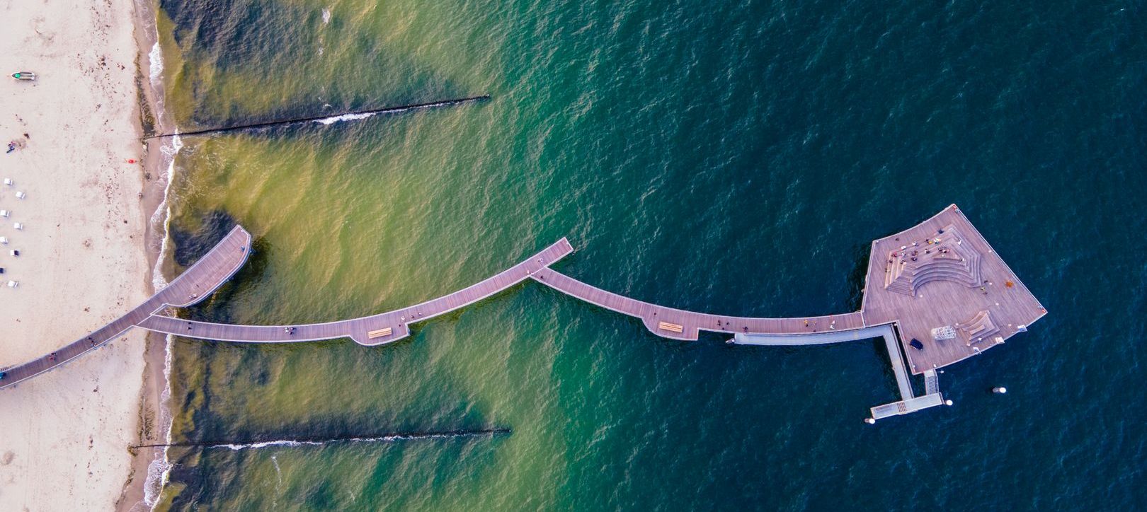 Luftaufnahme Koserower Seebruecke