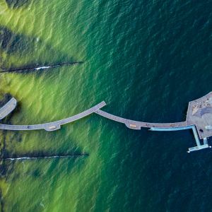 Luftaufnahme Koserower Seebruecke