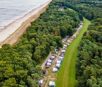 Luftaufnahme Campingplatz in Ückeritz